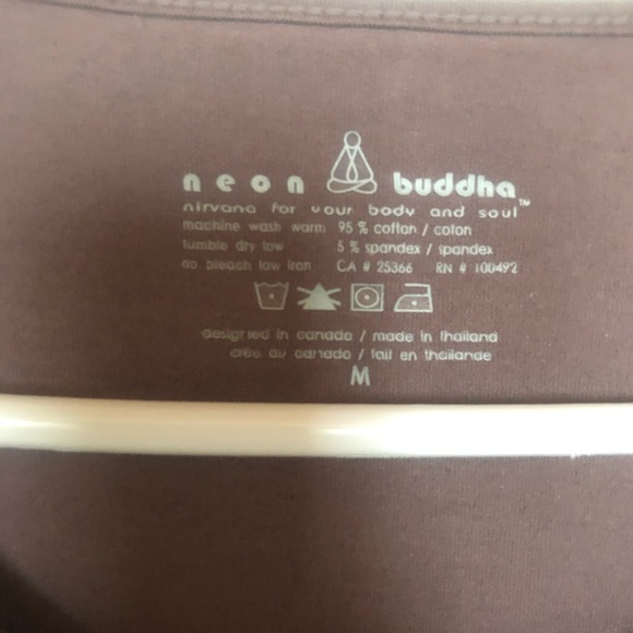 Neon Buddha button up shirt - Picture 3 of 4